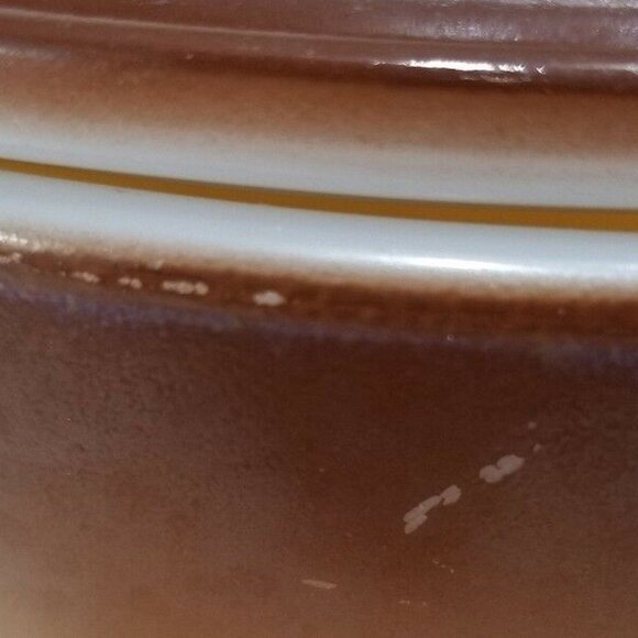 Pyrex Old Orchard Casserole Dish Lid 1.5qt brown ovenware dish baking dinner - Picture 4 of 10